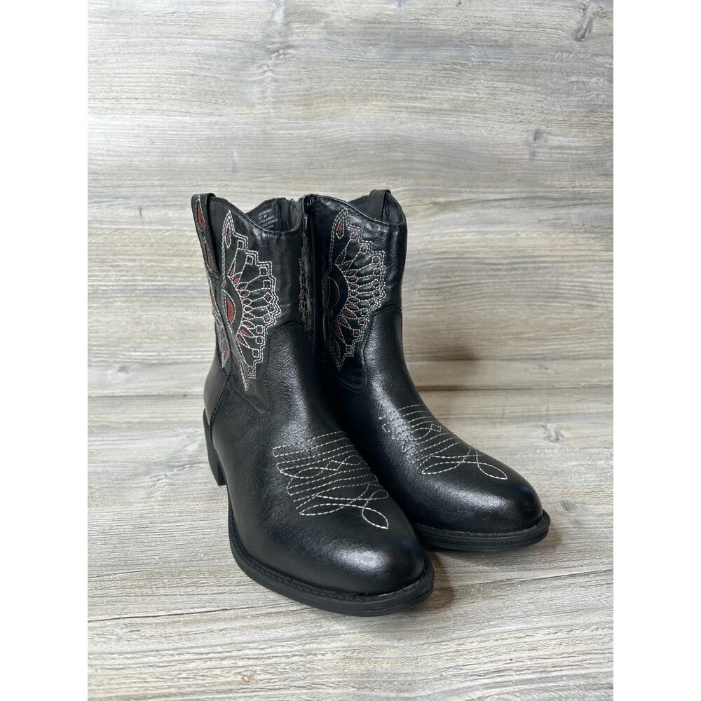 Coconuts By Matisse San Antonio Black Cowboy Boots Women's Size 6M